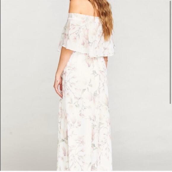 Show Me Your MuMu Hacienda Maxi Dress Forever Vine Dusty Rose L - Picture 4 of 11